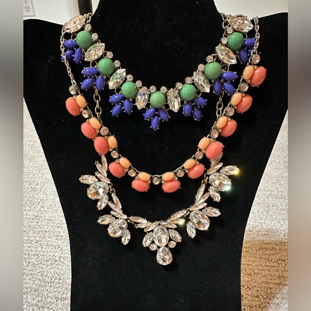 Colorful Statement Necklace Bundle